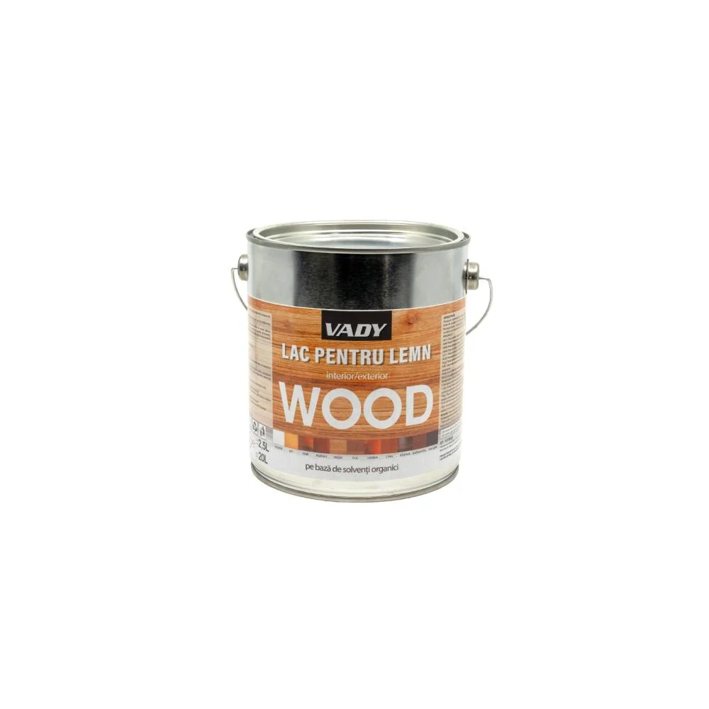 Lac alchidic Vady pentru lemn, wenge, 2,5 L