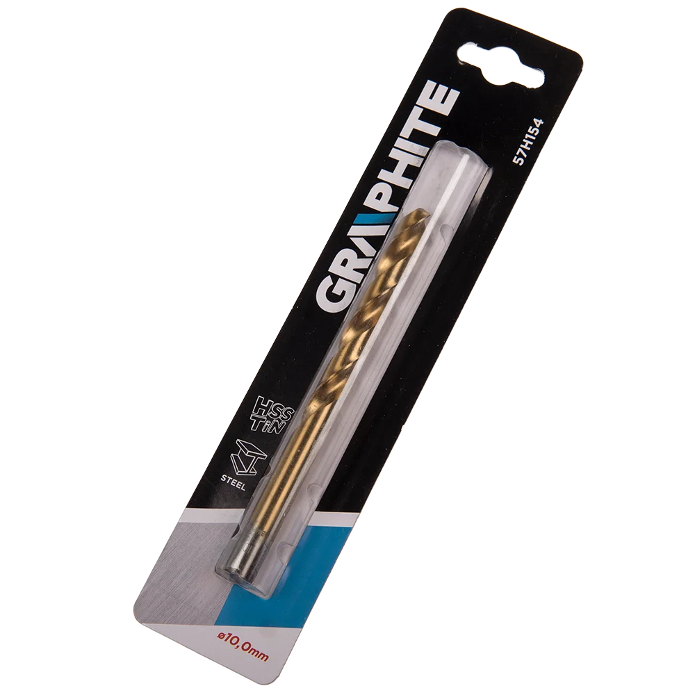 Burghie Graphite, HSS-TiN, pentru metal, 10 mm