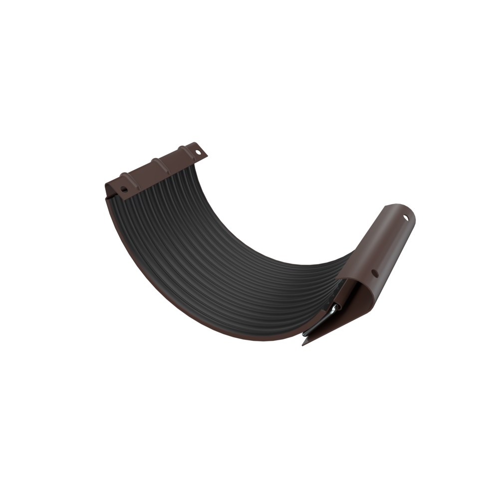 Imbinare jgheab Metigla, tabla otel, cu garnitura, maro RAL 8017, 165 mm