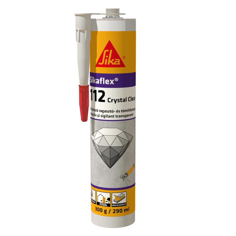 Adeziv Sika Sikaflex 112 Crystal Clear, 290 ml