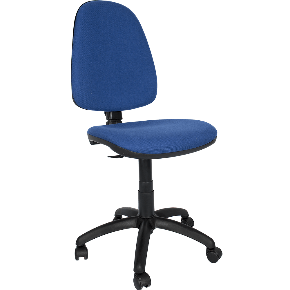 Scaun birou ergonomic albastru Antares Golf C06, tapiterie textil, rotativ, reglabil pe inaltime, 99 - 115 cm