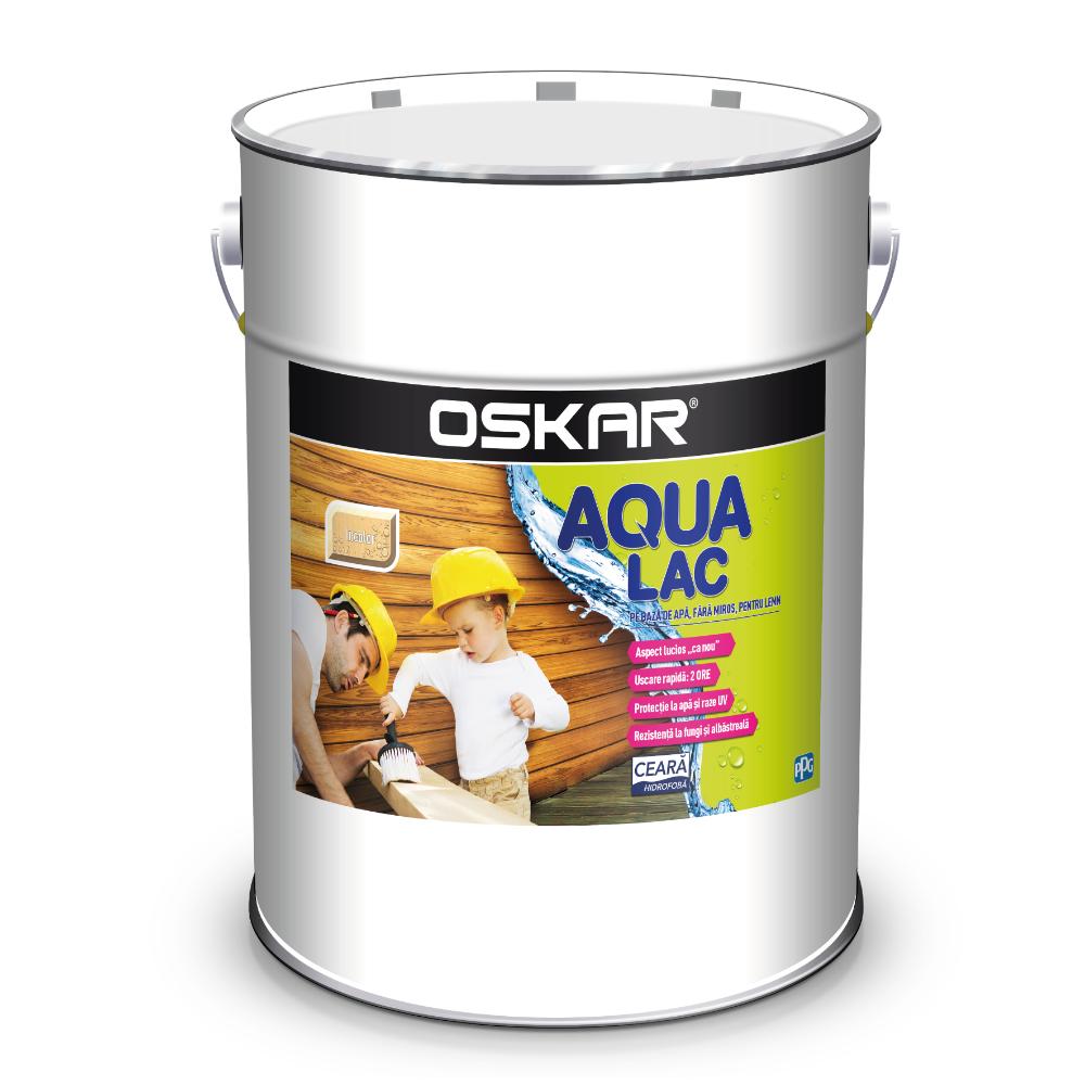 Lac pentru lemn Oskar Aqua, incolor, interior/exterior, 10 l