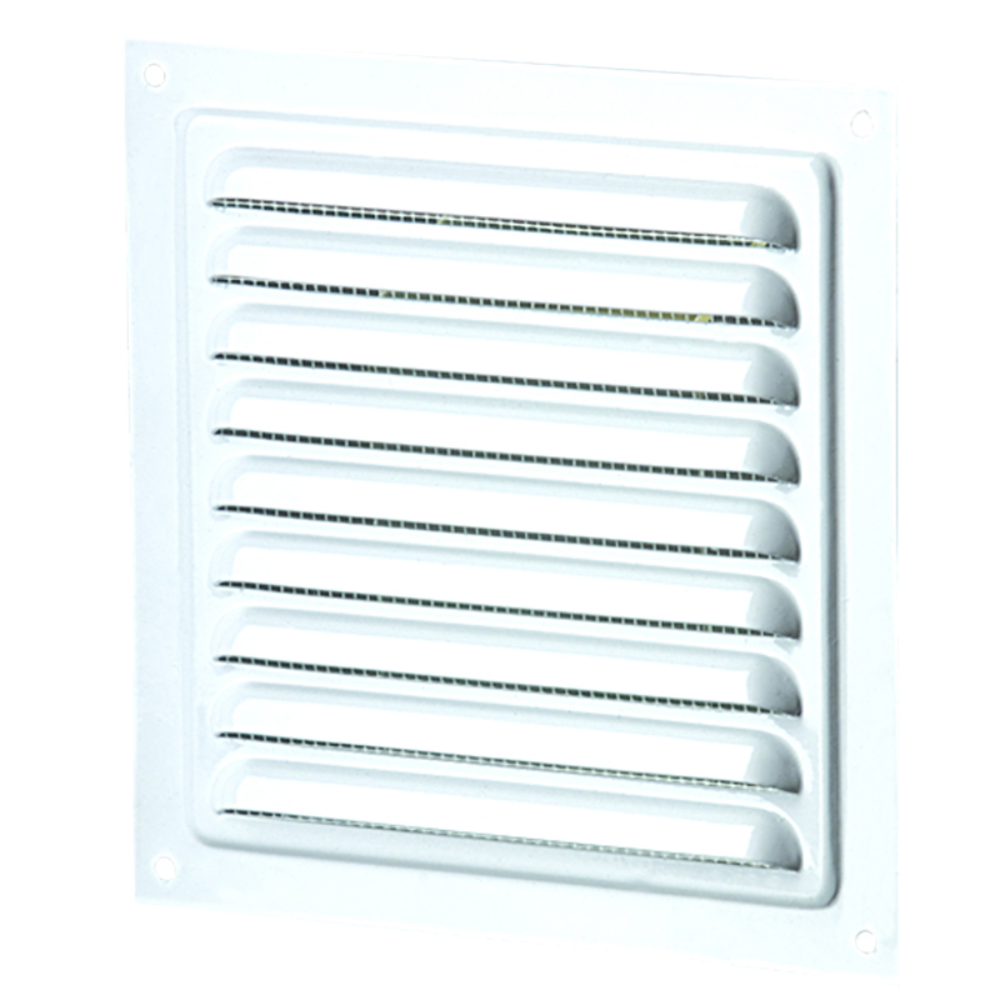 Grila metalica Vents, otel, alb, 300 x 300 mm