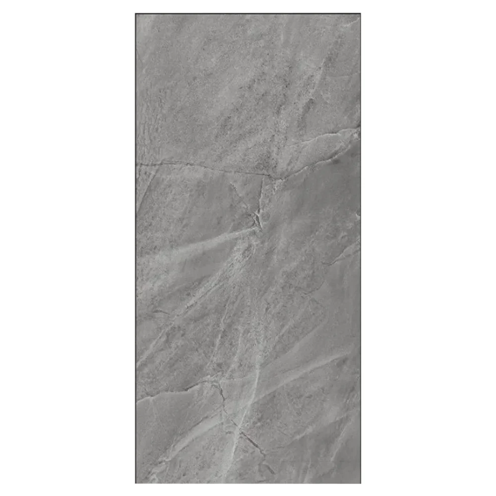 Pardoseala SPC 5 mm Korner SPeCtra Floor Moon Stone 08F, clasa de trafic 34, rezistenta la apa, decor piatra, gri, 1205 x 606 mm