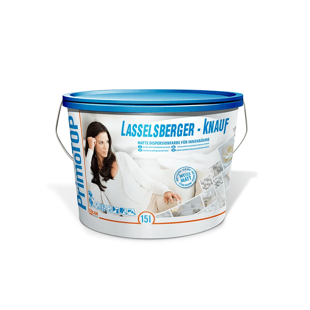 Vopsea interior Knauf PrimoTop, alb, 15 l