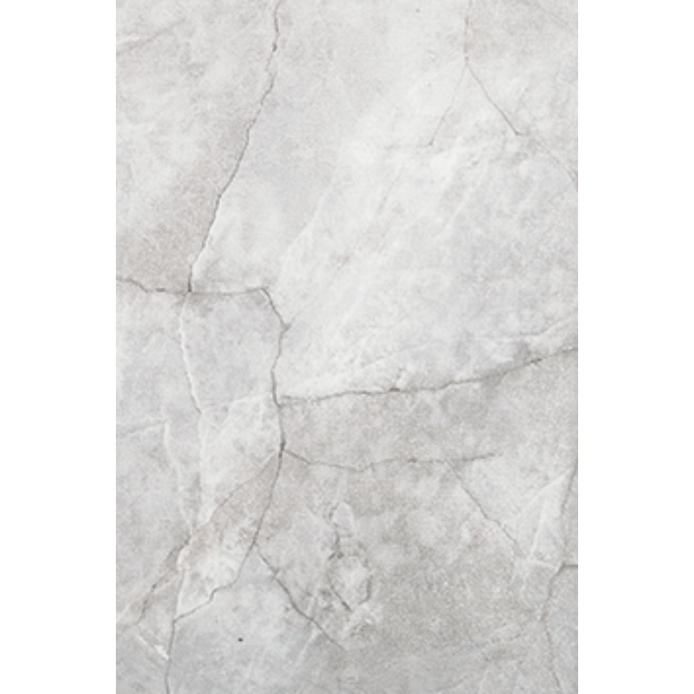 Faianta baie rectificata Kai Siena, gri, lucios, aspect marmura, 30 x 20 cm