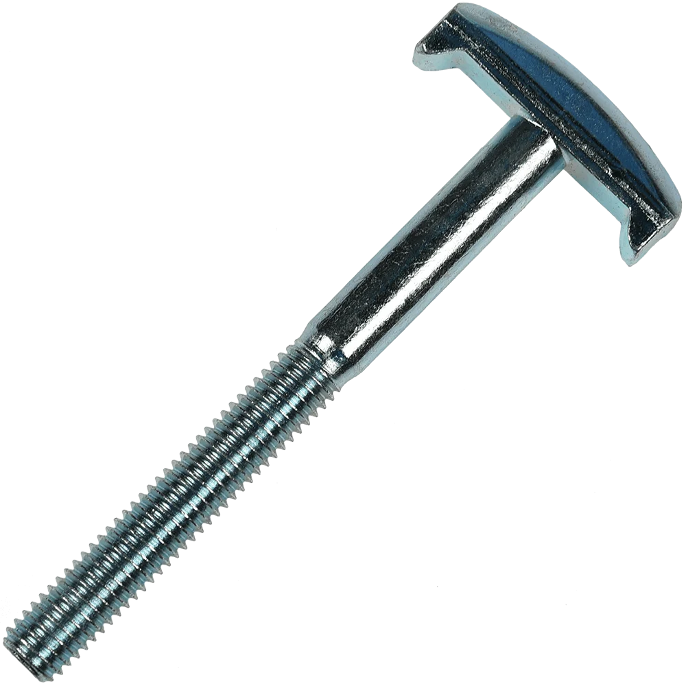 Surub fixare gard, cap T, otel zincat, M8 x 80 mm