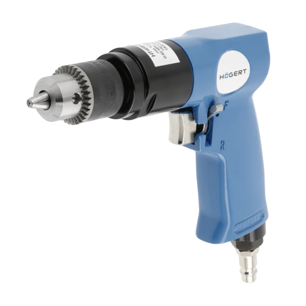 Burghiu Hogert Technik HT4R635 cu aer comprimat, standard, 1800 rpm, 10 mm