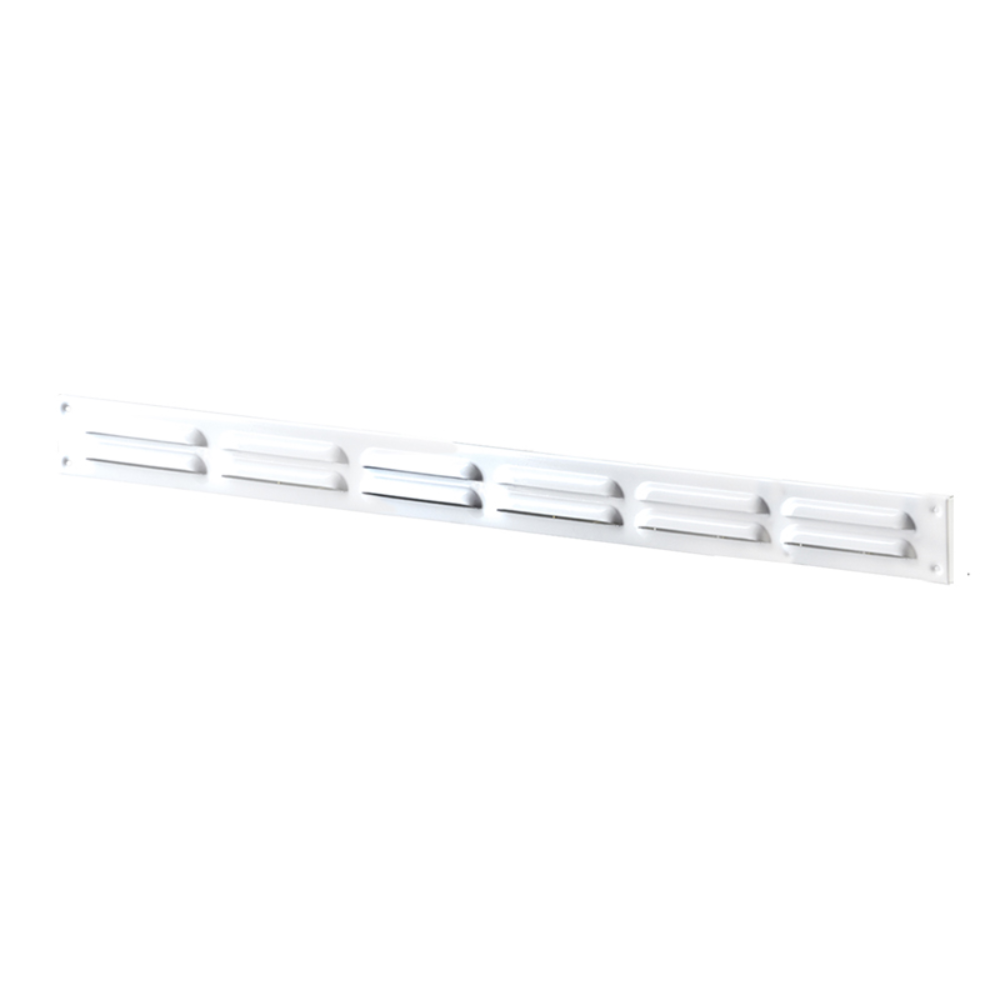 Grila metalica Vents, otel, alb, 650 x 60 mm
