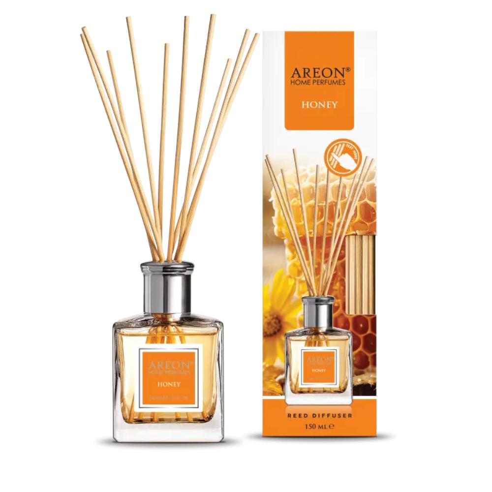 Odorizant cu betisoare Areon Home Honey, 150 ml
