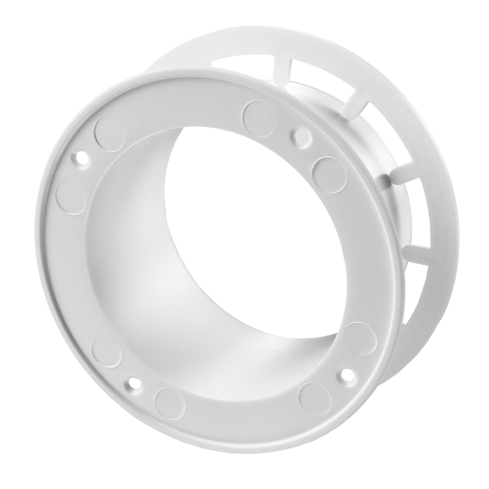 Flansa ventilatie Vents, PVC, alb, diametru 100 mm