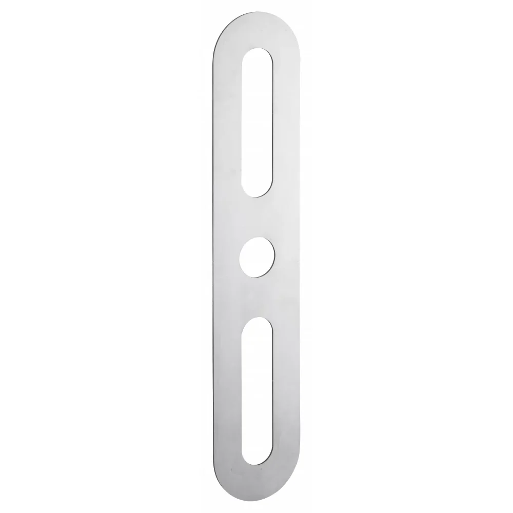 Placa acoperire margini, otel, argintiu, 70 x 312 mm
