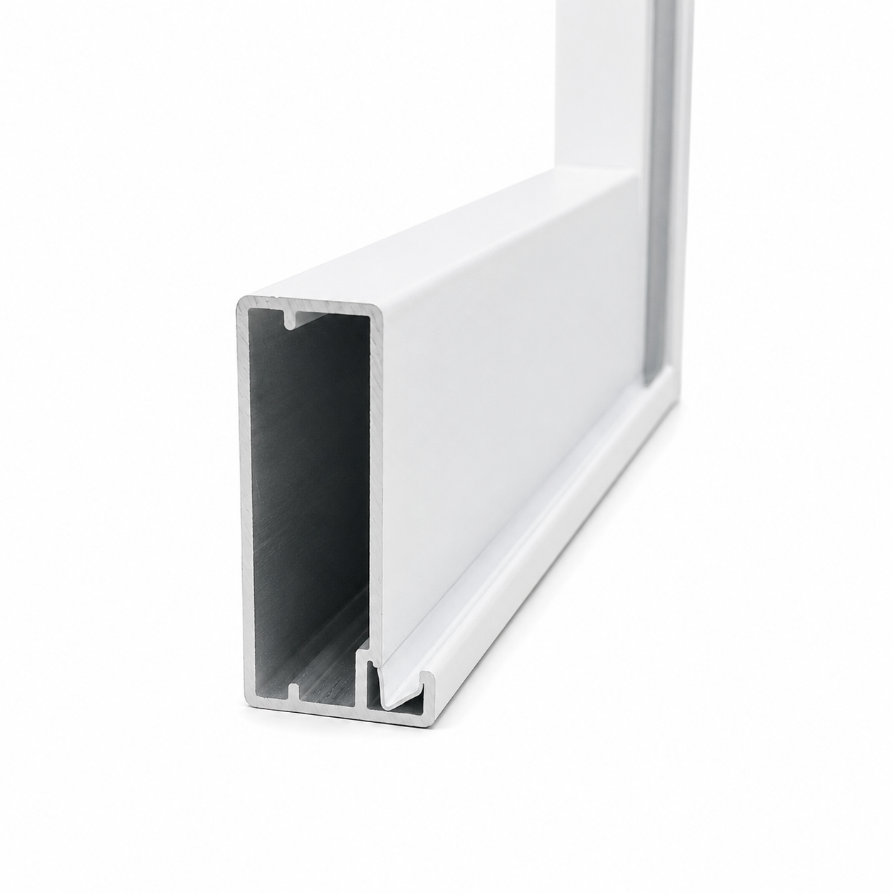 Profil aluminiu rama 2364, Scilm, alb, 4,1 m