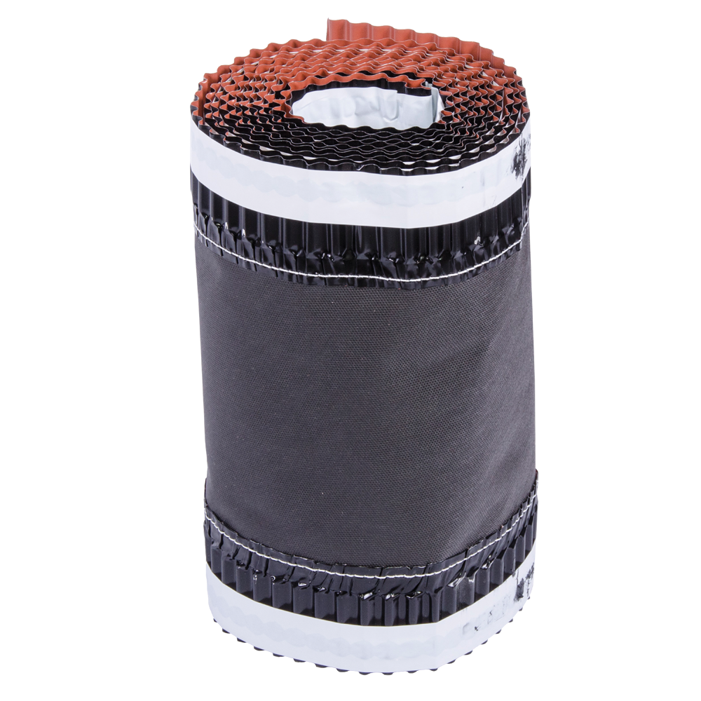 Banda ventilare coama Eco 310 mm, rosu natur, 0,31 x 5 m