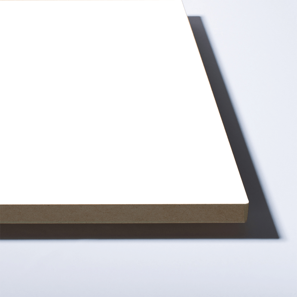 Placa MDF melaminat Kronospan alb 3D 1F 110 SM, 2800 x 2070 x 18 mm