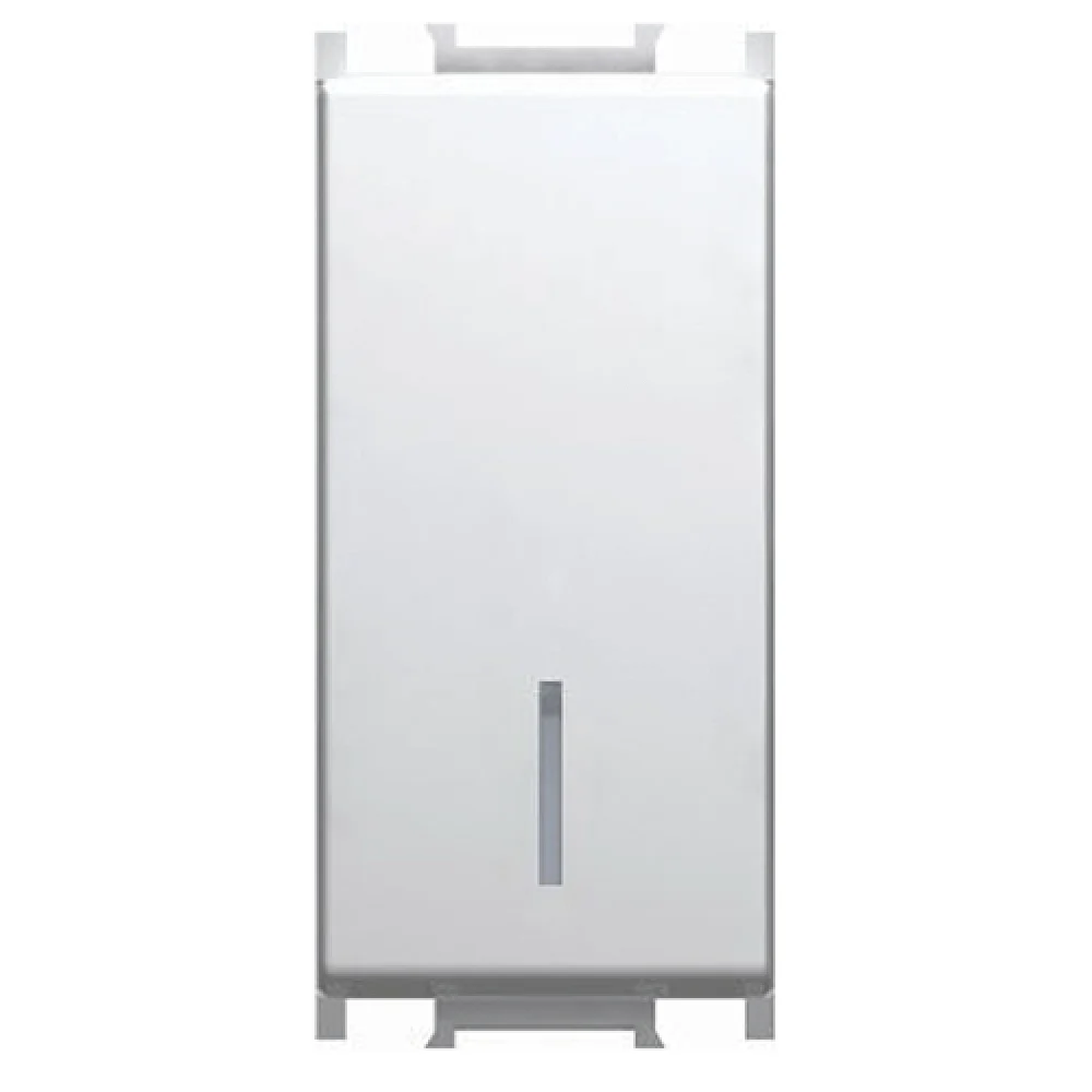Intrerupator simplu TEM, 1 modul, alb, IP20