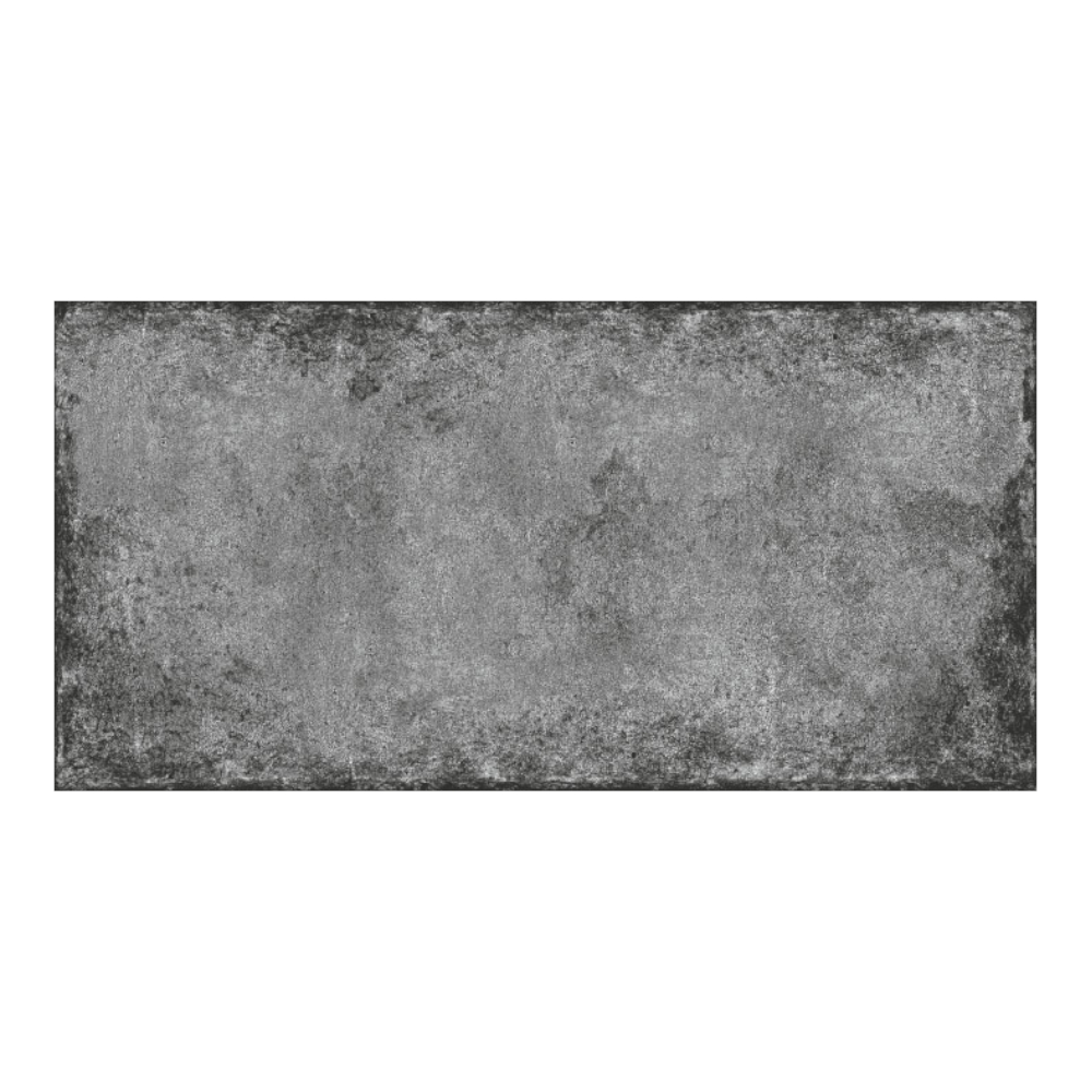 Faianta Megapolis 1T, mata, aspect de beton, gri inchis, dreptunghiulara, 30 x 60 cm