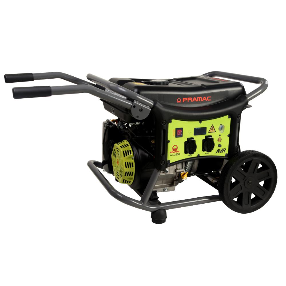 Generator monofazic pe benzina Pramac WX 3200, 230 V, 50 Hz, 2450 W, capacitate rezervor 17 l