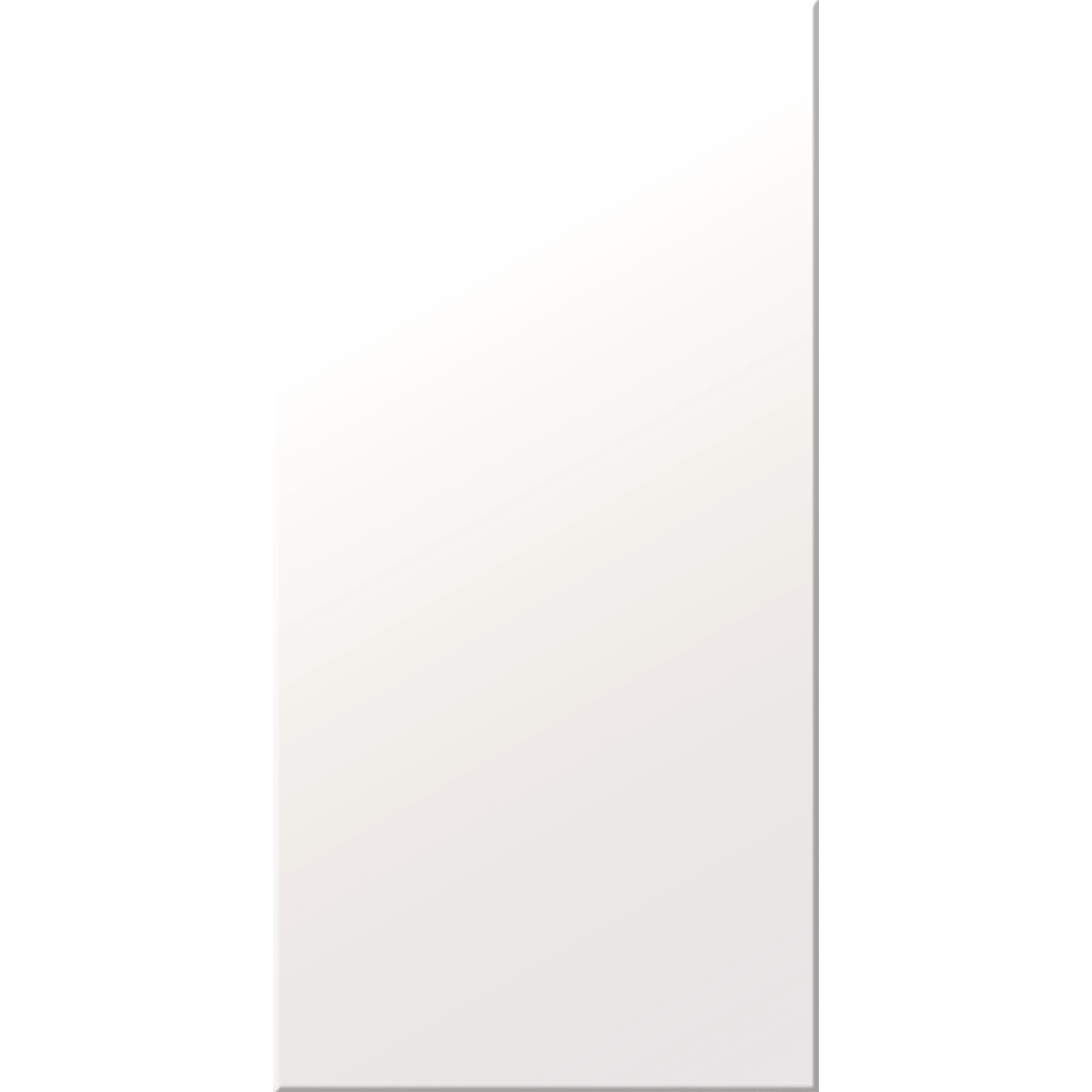 Faianta Kai Ceramics White Gloss 5577, alb, lucioasa, 25 x 50 cm