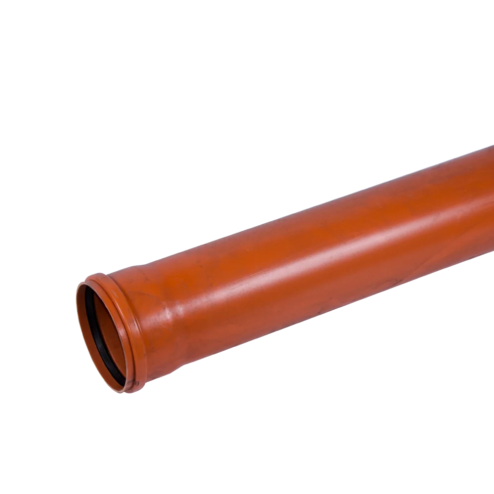 Teava PVC SN4 Valrom, canalizare exterioara, cu mufa si garnitura, diametru 250 mm, 4 m