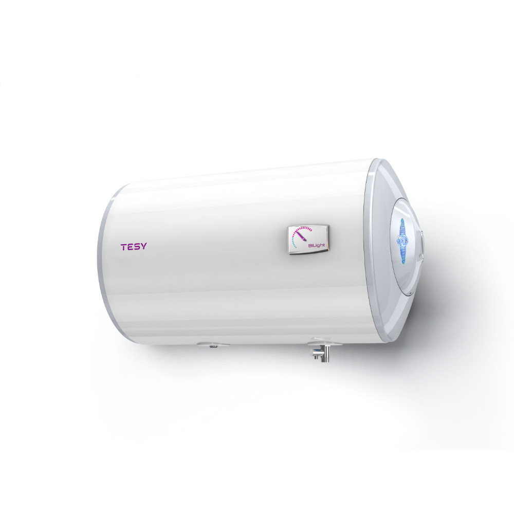 Boiler electric 80 l Tesy BiLight Horizontal GCH804420B12TSR, 2000 W, orizontal, fara serpentine, 1 rezervor, alb, 24 kg, 780 x 460 x 440 mm