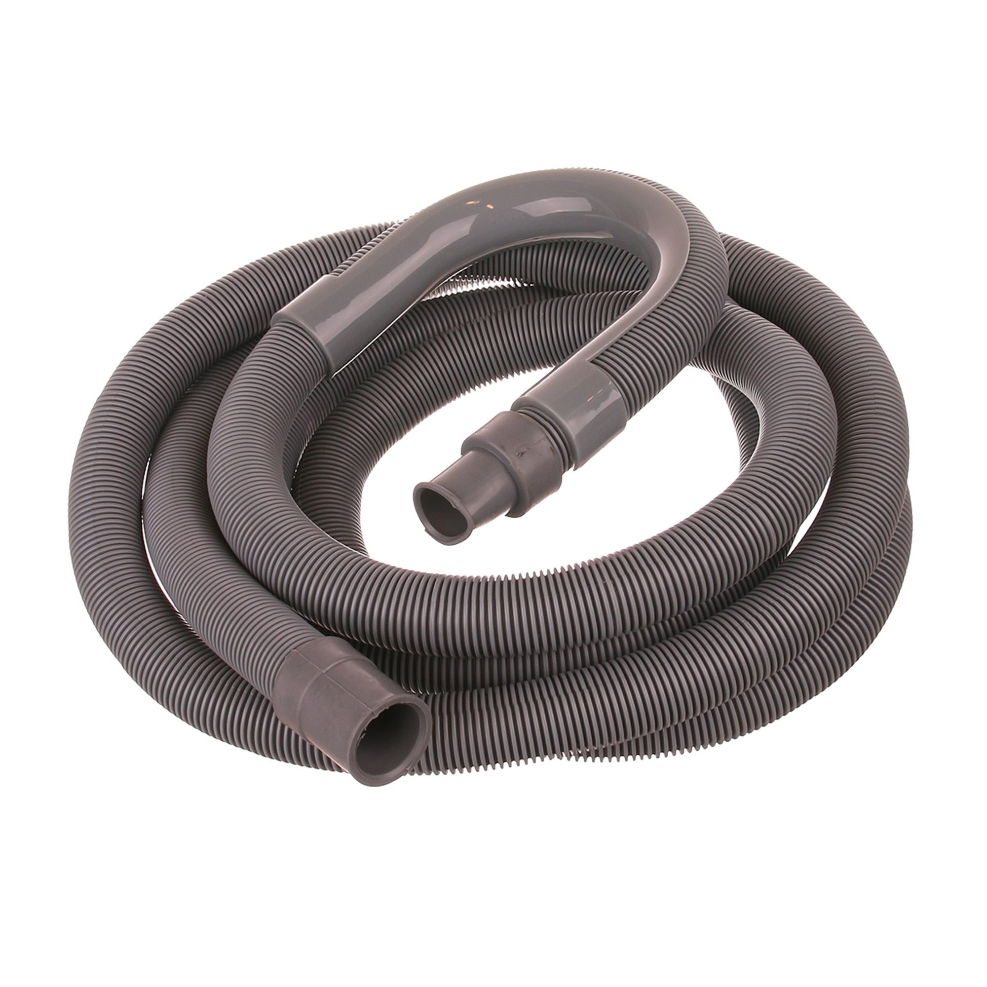 Furtun evacuare masina de spalat, polimer, gri, 4 m