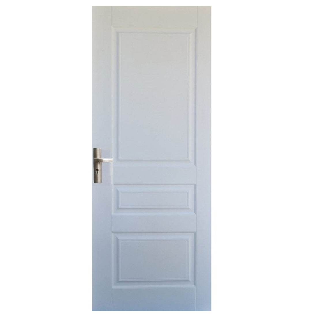 Usa interior plina Pamate U-83, reversibila, MDF, Alb, toc 10 cm, 200 x 80 x 4 cm