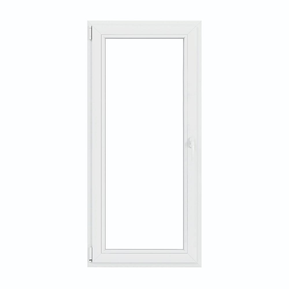 Usa PVC balcon, 5 camere, deschidere oscilobatanta, stanga, alb, 80 x 200 cm