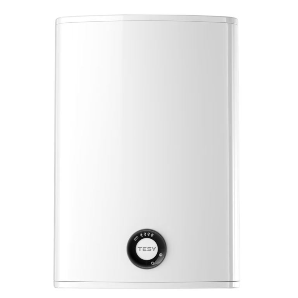 Boiler electric 50 l Tesy BelliSlimo Lite GCR502712E32EC, 1200 W, vertical, fara serpentine, 2 rezervoare, alb, 18.4 kg, 704 x 490 x 280 mm