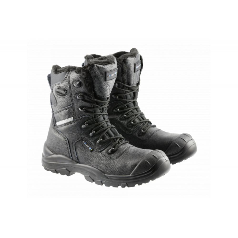 Ghete de protectie SRC WETTER, inalte, piele bovine, marimea 43