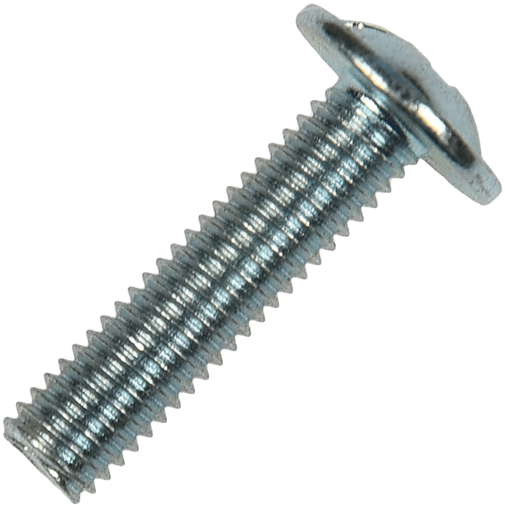 Surub cap bombat combinat, uz general, otel zincat, M6 x 80 mm