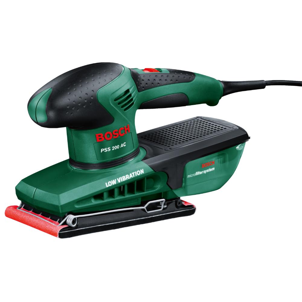 Slefuitor cu vibratii Bosch PSS 200 AC, 200 W, 24000 rpm, 93 x 230 mm