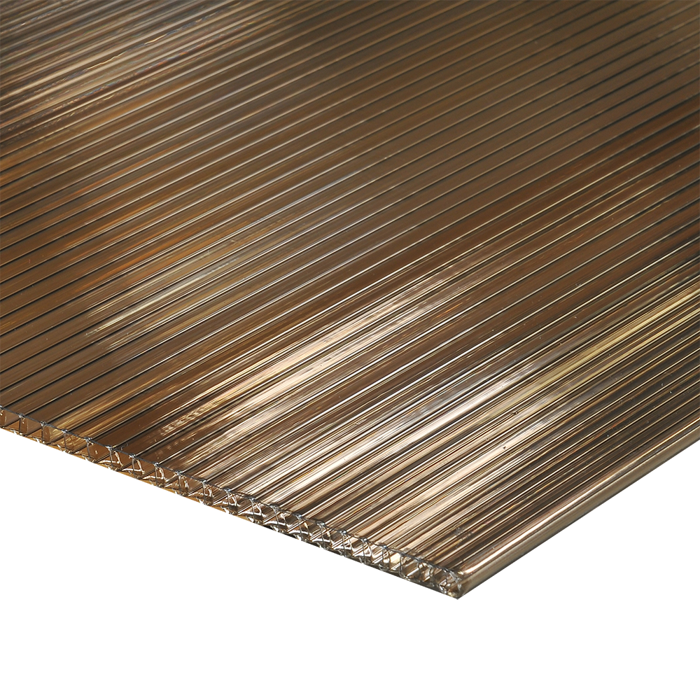 Placa din policarbonat, bronze, 6 x 2,10 m x 6 mm, SM