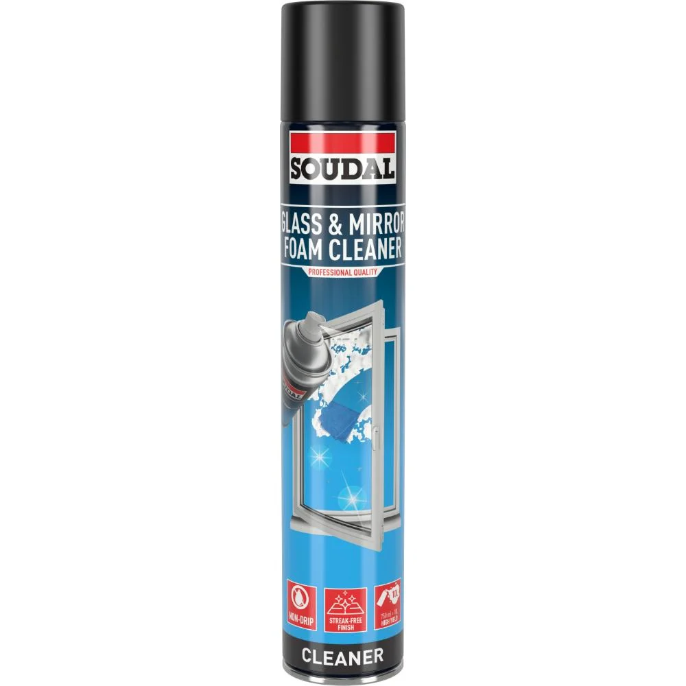 Spuma pentru curatarea geamurilor si oglinzilor Soudal, 750 ml