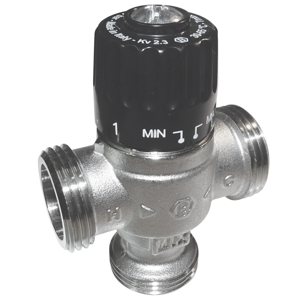 Vana termostatica Ferro MT25S, 1, argintiu