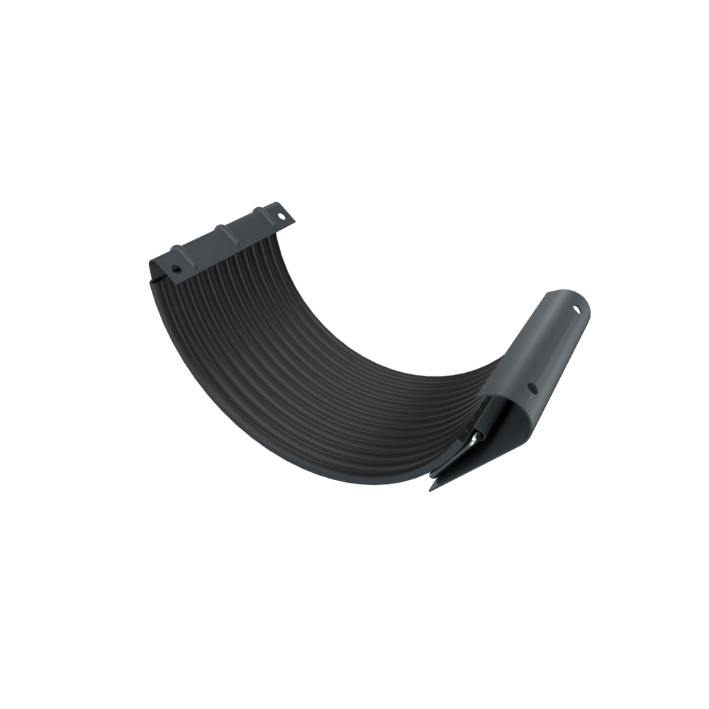 Imbinare jgheab Metigla, tabla otel, cu garnitura, gri RAL 7016, diametru 165 mm