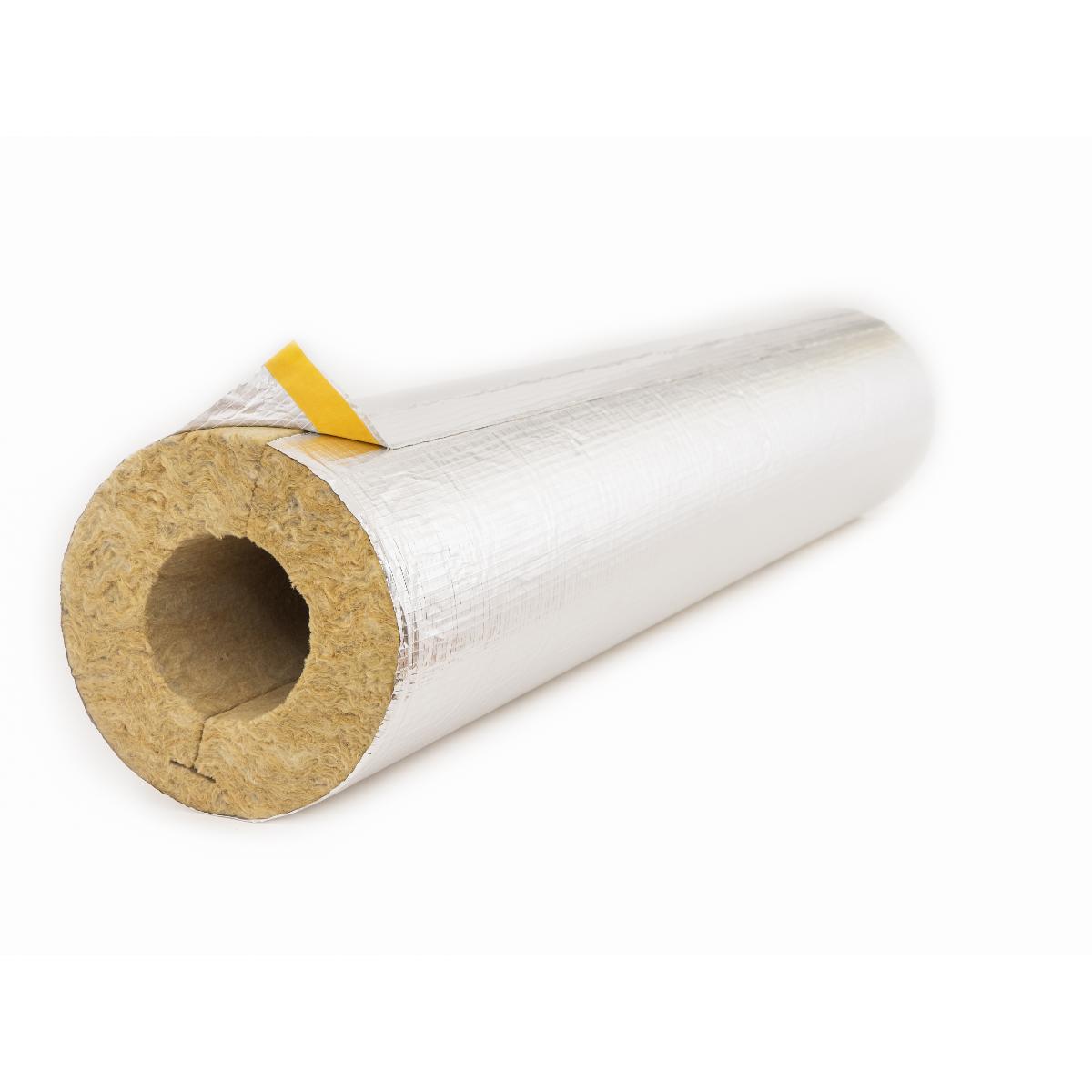 Cochilie din vata minerala bazaltica, cu aluminiu, D 22 x 30 mm