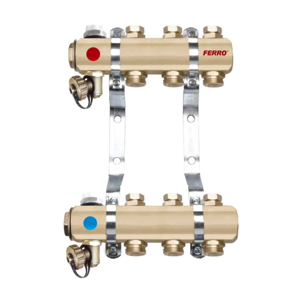 Distribuitor RO03S Ferro, 3 circuite, alama, 1 inch