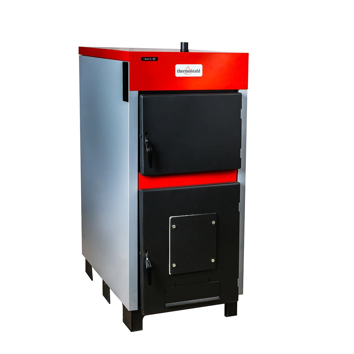 Cazan termic pe combustibil solid Thermostahl Ecowood 25 Standard, 100 l, 119.5 x 53 x 96 cm, 25 kW