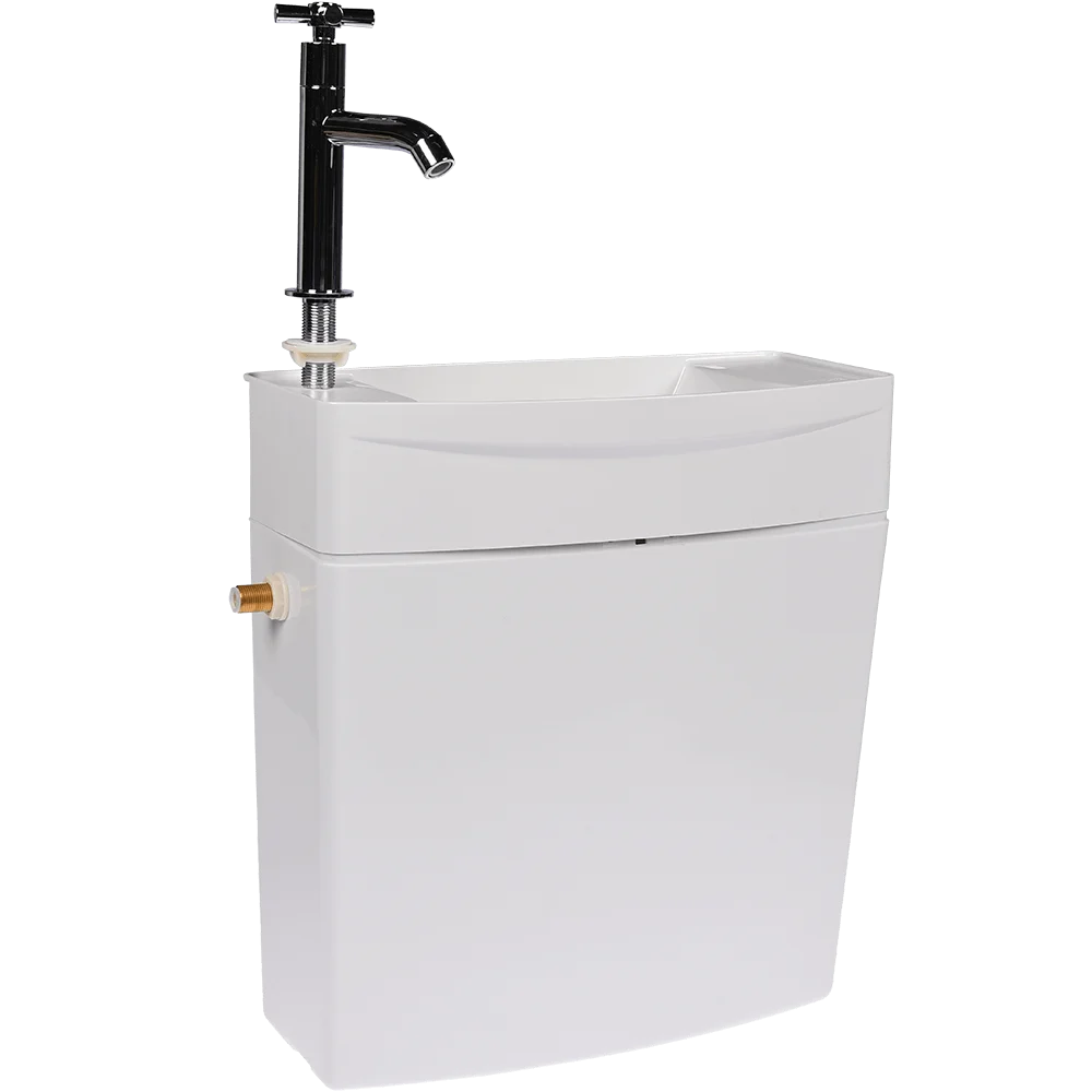 Rezervor WC cu lavoar incorporat Wirquin, ABS, 3/6 l, alb