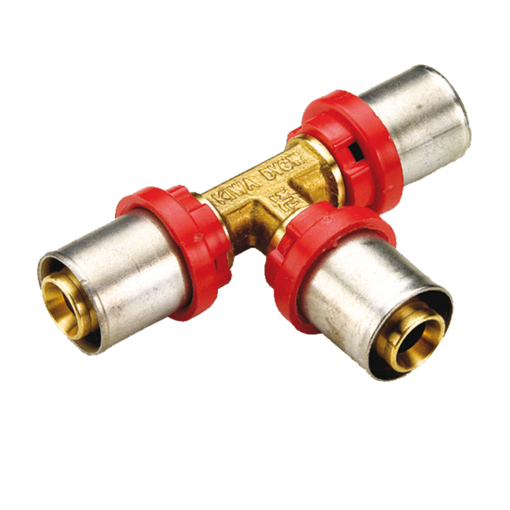 Teu egal cu presare multistrat Tiemme, alama, diametru 20 mm