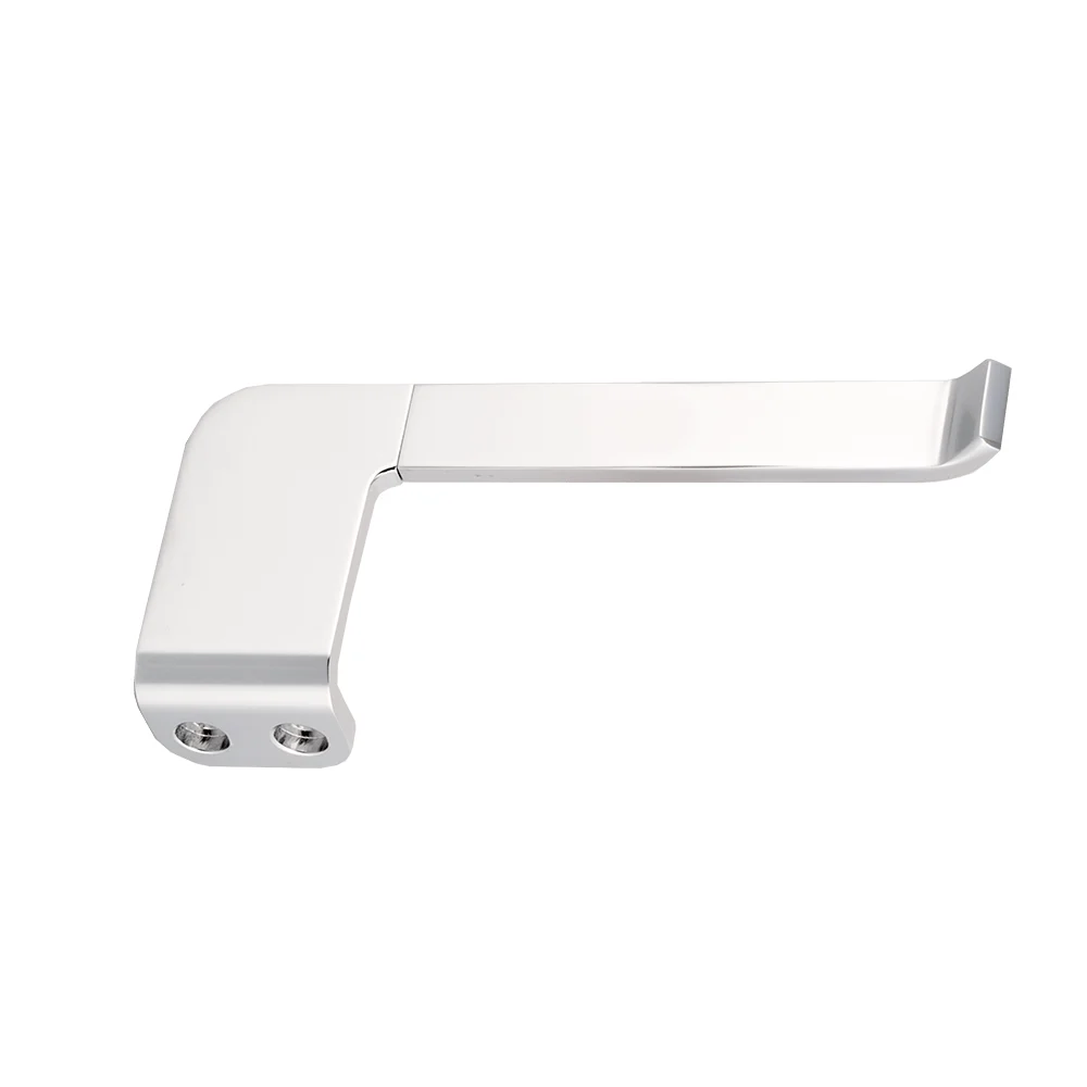 Suport hartie igienica Romtatay Flat II, metal, argintiu, 12,8 x 5 x 10,5 cm