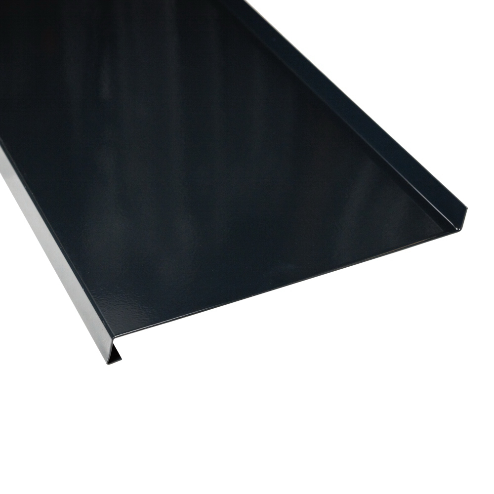 Glaf din aluminiu, antracit, 300 x 20 cm