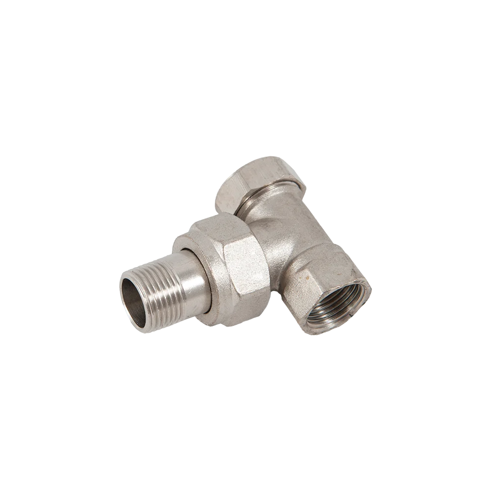 Robinet calorifer 3/8 retur, otel, argintiu, 75 x 40 x 70 mm