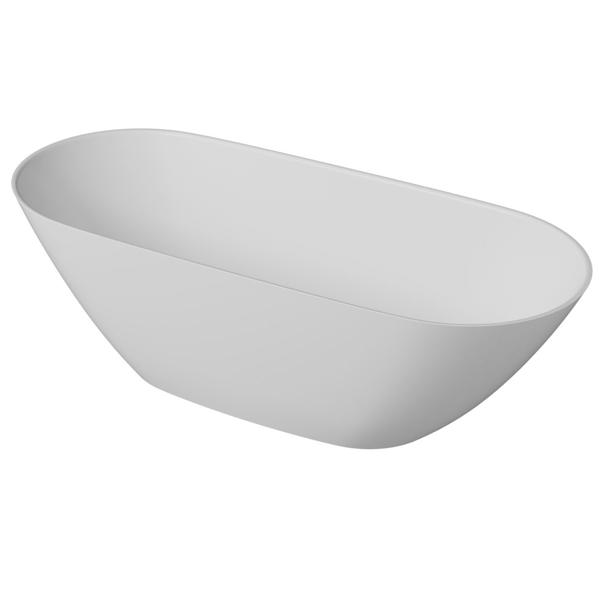 Cada freestanding Marmite BT 0604, compozit mineral, fara preaplin, alb mat, 1600 x 700 mm