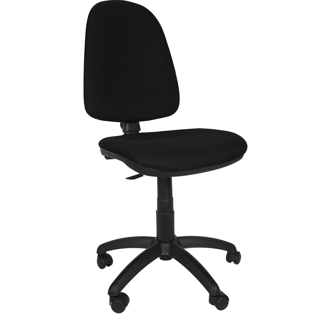 Scaun birou ergonomic negru Antares Golf C11, tapiterie textil, rotativ, reglabil pe inaltime, 99 - 115 cm