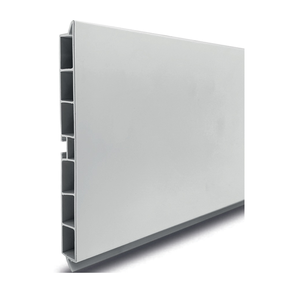 Plinta PVC cu folie de transfer, alb, 120 mm x 4 m
