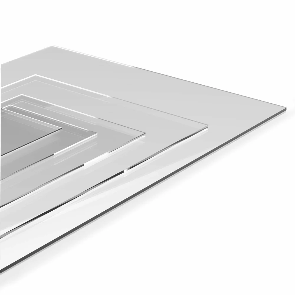 Placa PMMA Daroni, transparent, 1025 x 1015 x 2 mm