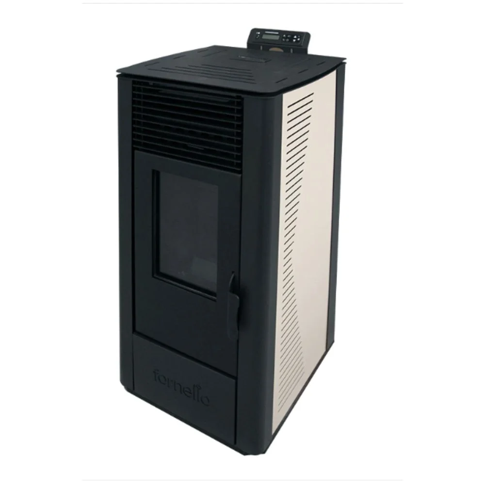 Semineu pe peleti cu tiraj fortat Fornello Sophia Premium 11 kw, aprindere electrica