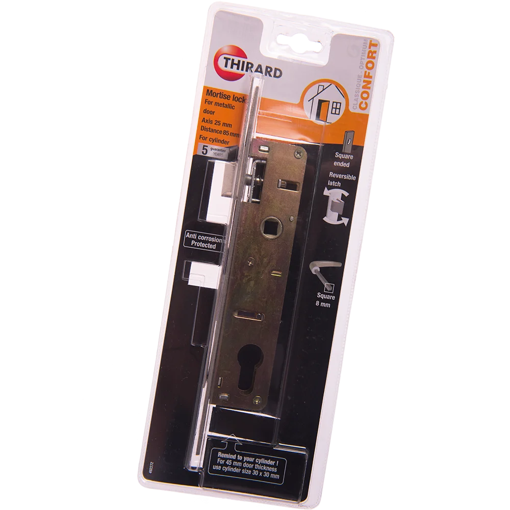 Broasca incastrata pentru usi metalice, otel, 25 x 85 mm